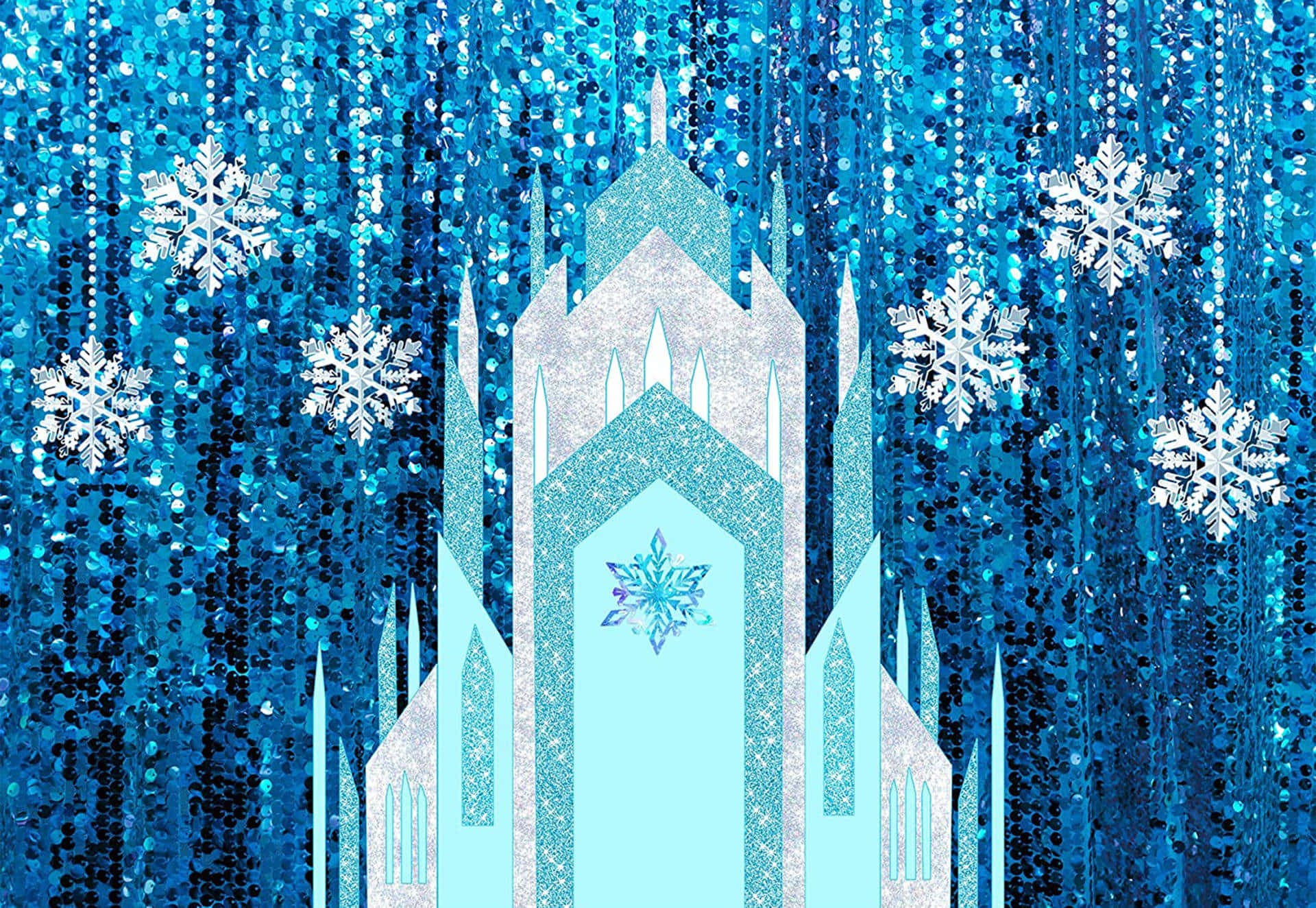 Frozen Castle X Background Wallpaper