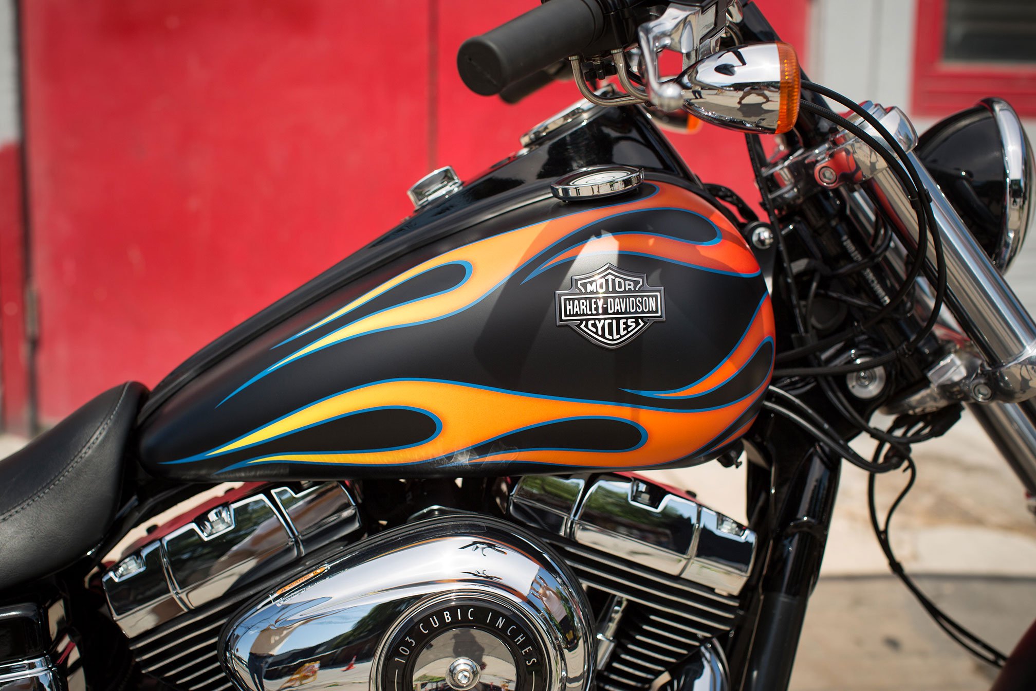 Harley Davidson Dyna Wide Glide Motorbike Bike Motorcycle