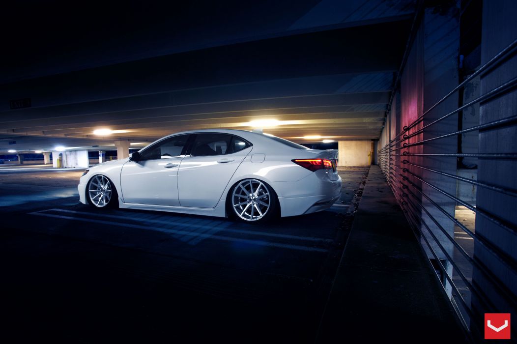 Acura Tlx Vossen Wheels Tuning Cars Wallpaper