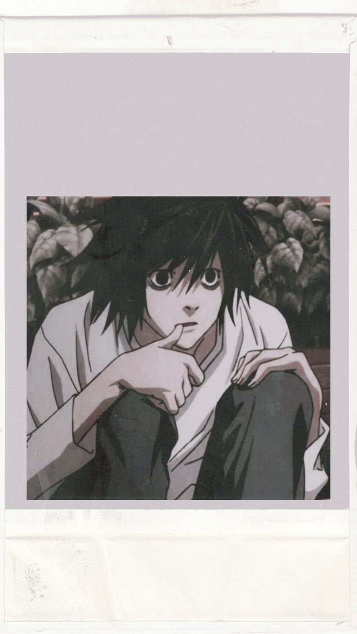 Wallpaper With L Phone Anime