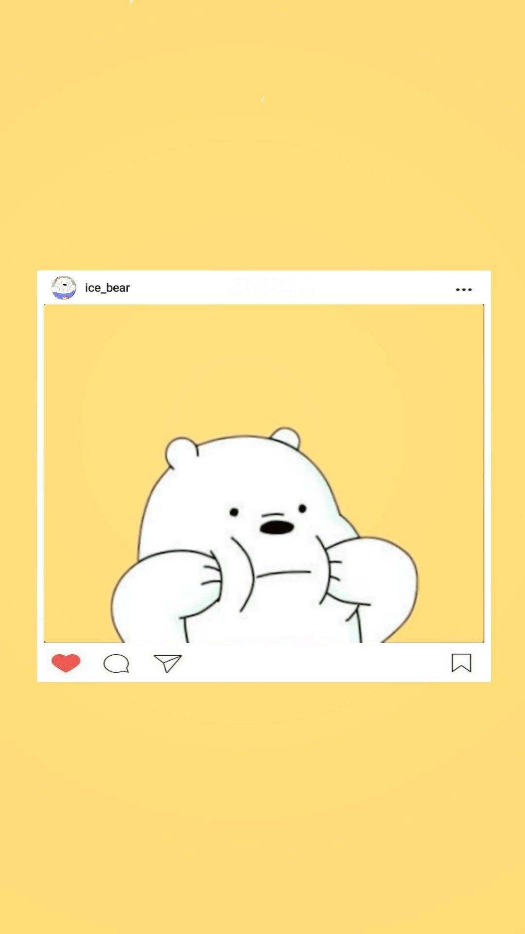 Ice Bear Cartoon Wallpaper