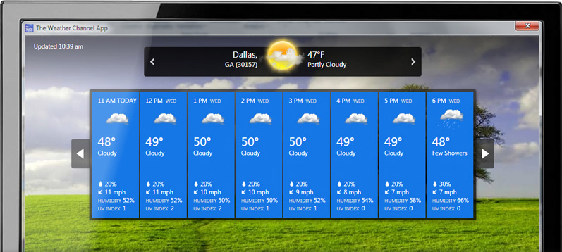 With The Weather Channel App For Windows You Can Also Receive