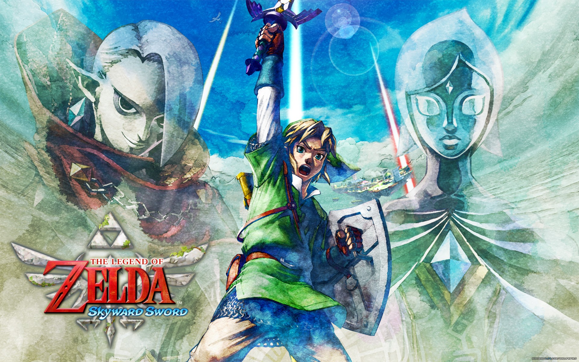 The Legend Of Zelda Skyward Sword And Link Pictures