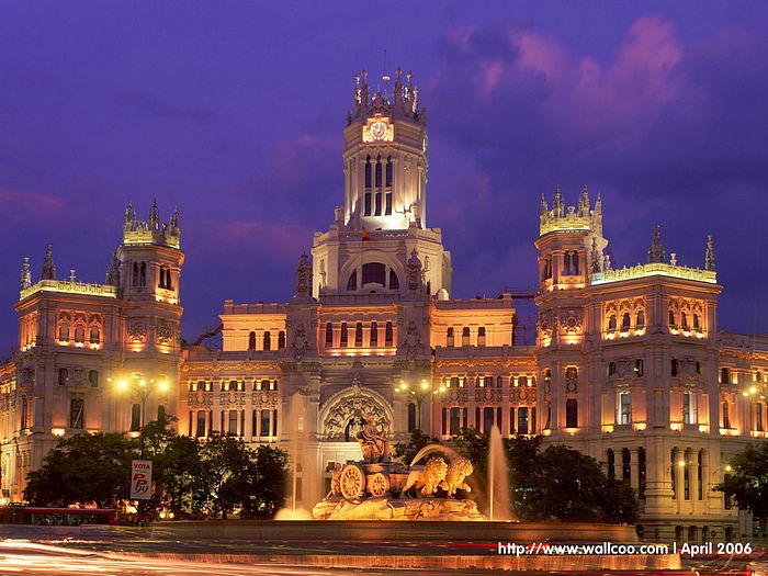Post Office In Madrid Spain Attractions Landmark