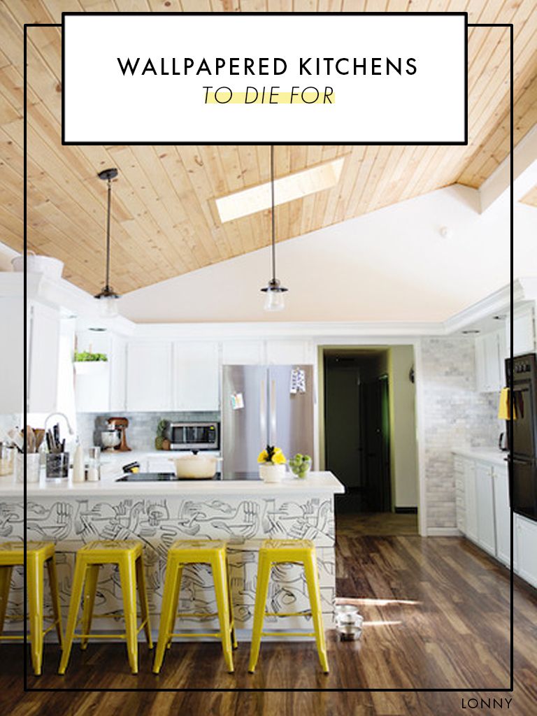 [28+] Wallpapered Kitchens Pictures on WallpaperSafari