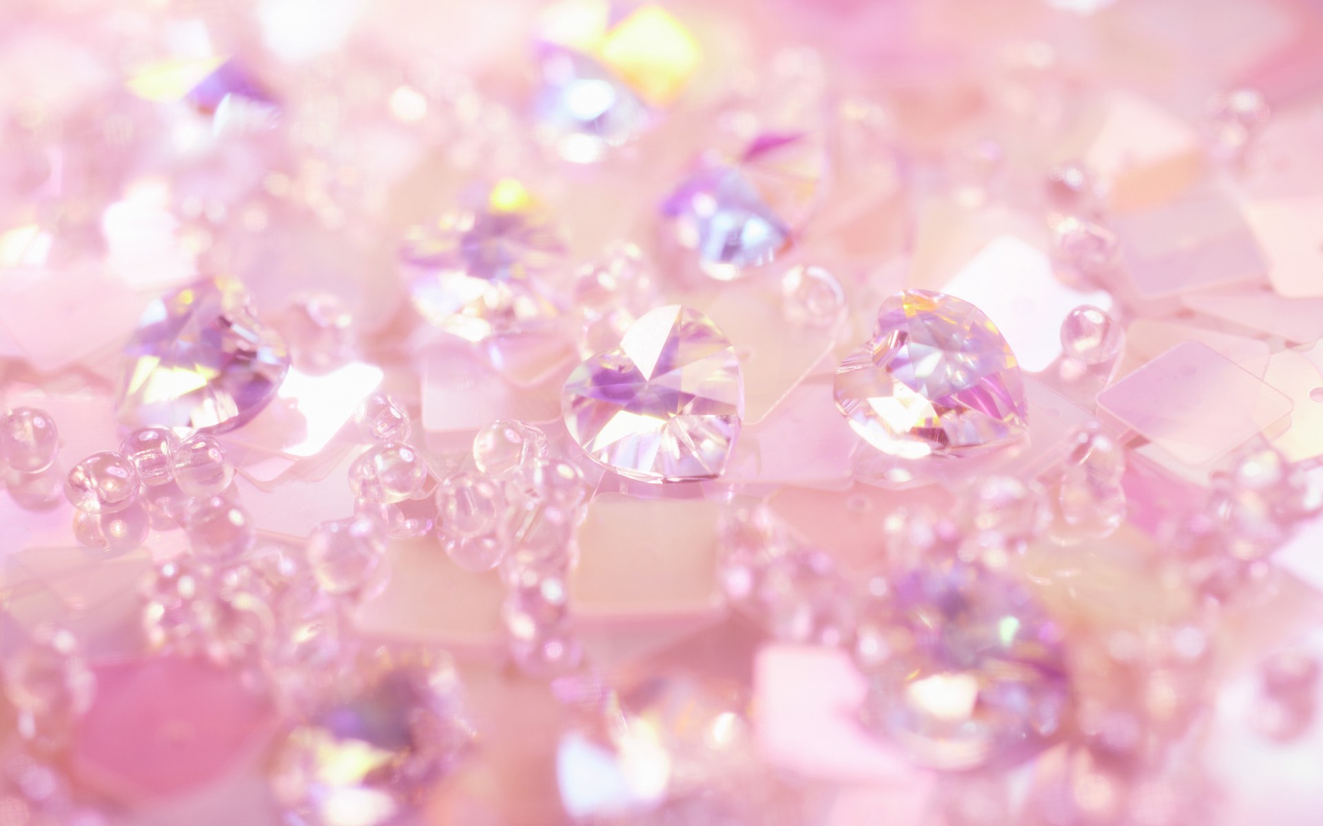 Crystals Romantic Sparkling Background No Wallpaper