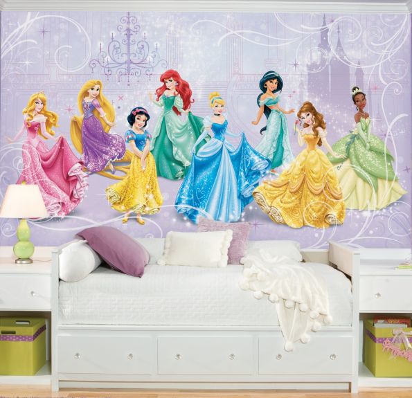 Disney Princess Royal Debut Prepasted Xl Sized Wallpaper Mural Room