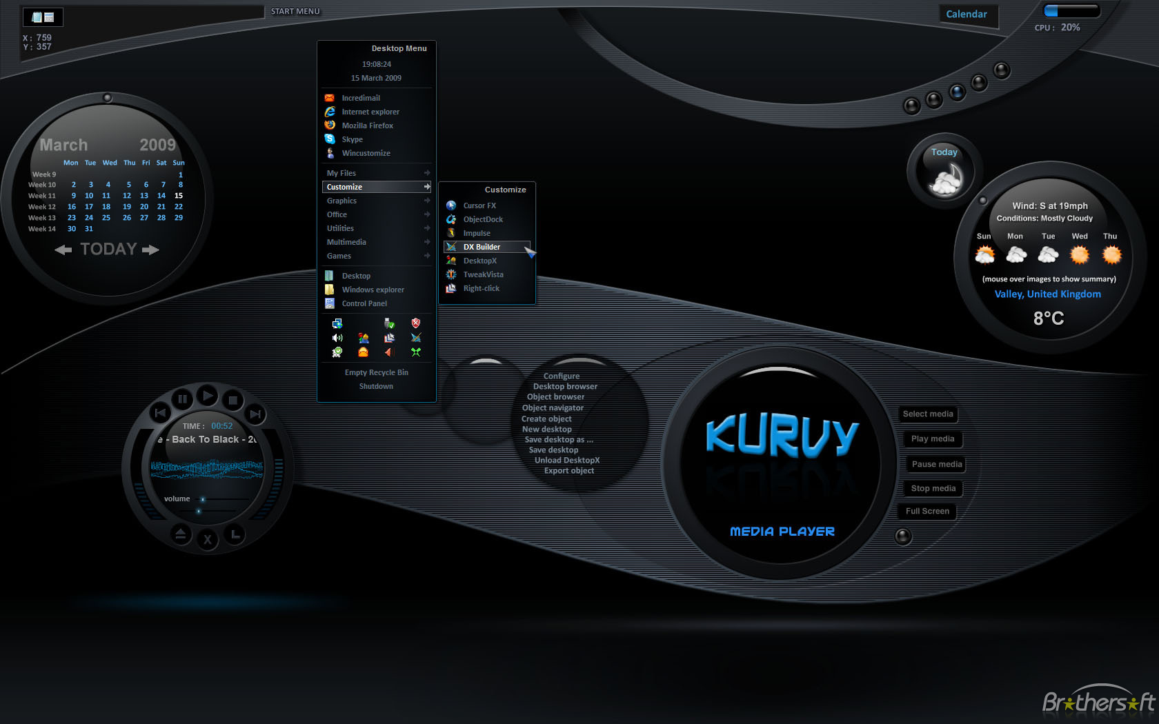 Download Kurvy Desktop Theme Kurvy Desktop Theme Download 1680x1050