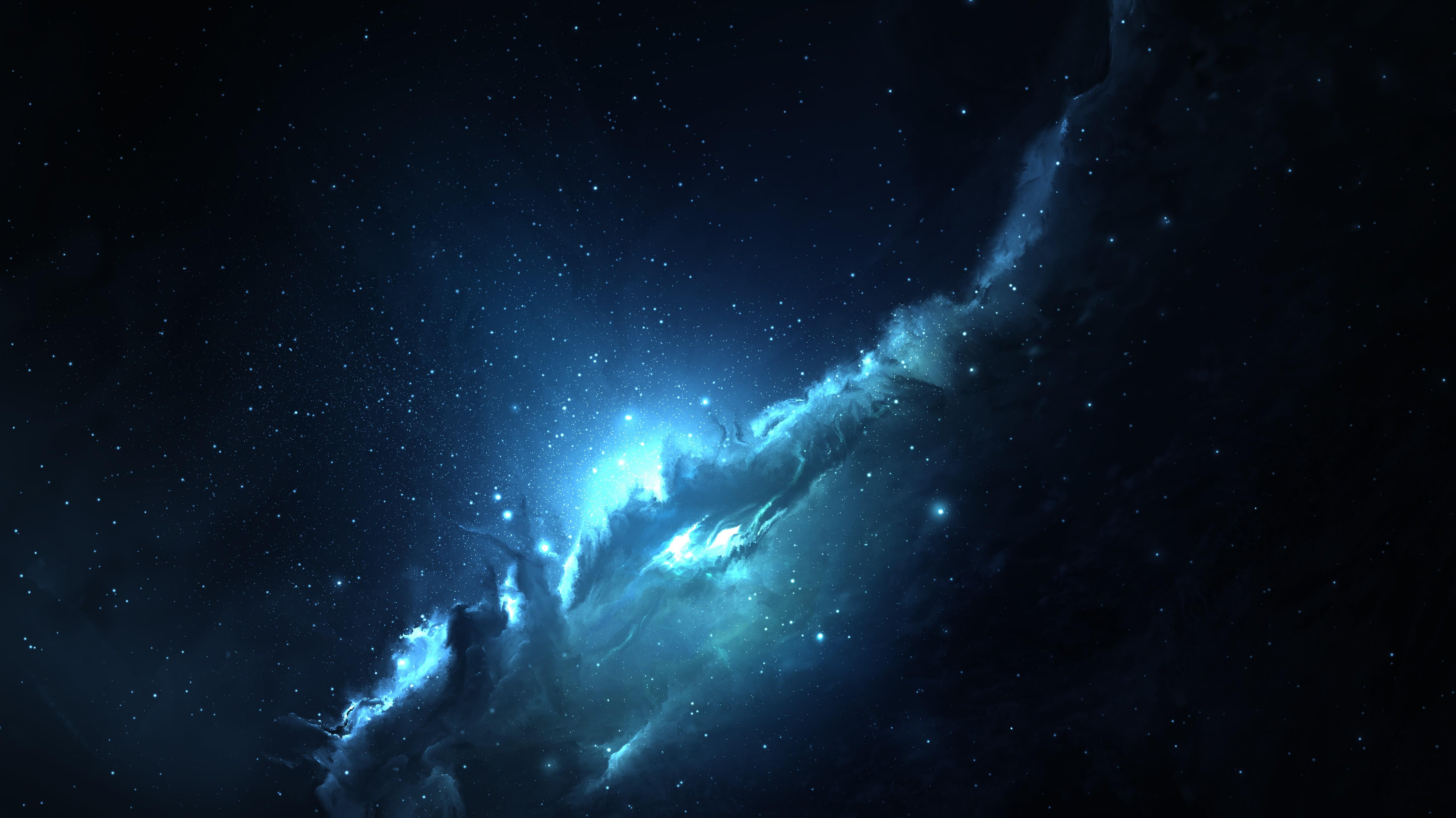 Wallpaper Nebula Space Stars 5k