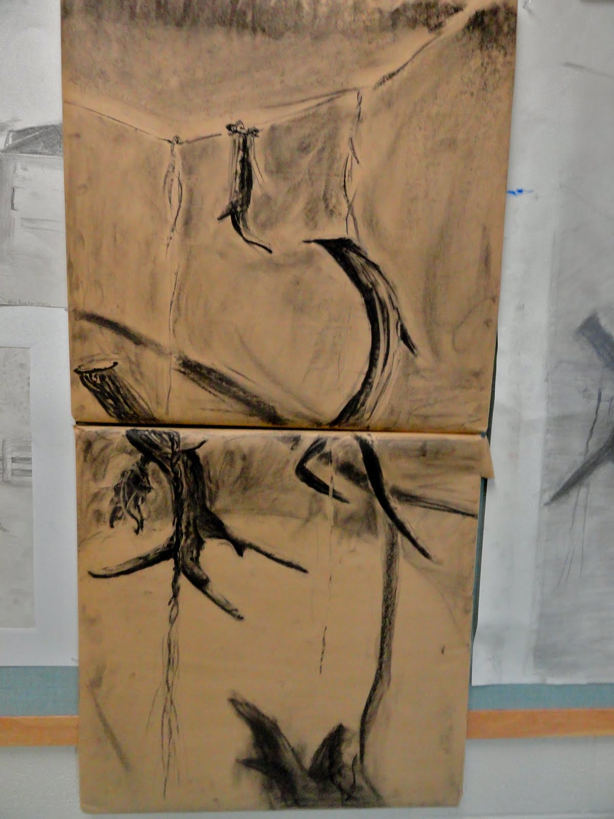 Free download Details about WESTERN DEER ANTLERS Green Wallpaper Border