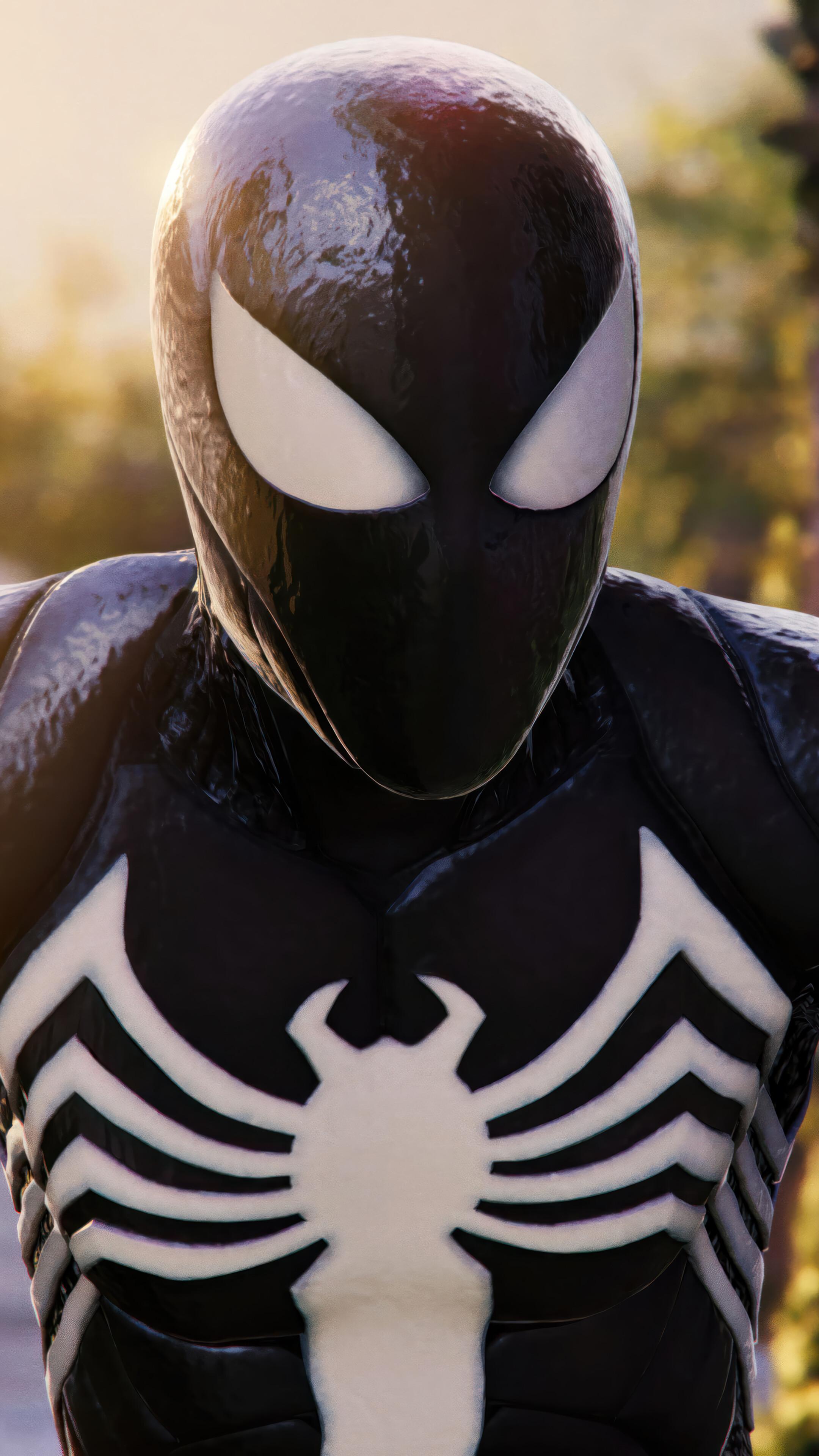 Marvels Spider Man Spider Man Venom Suit 4K Wallpaper iPhone HD