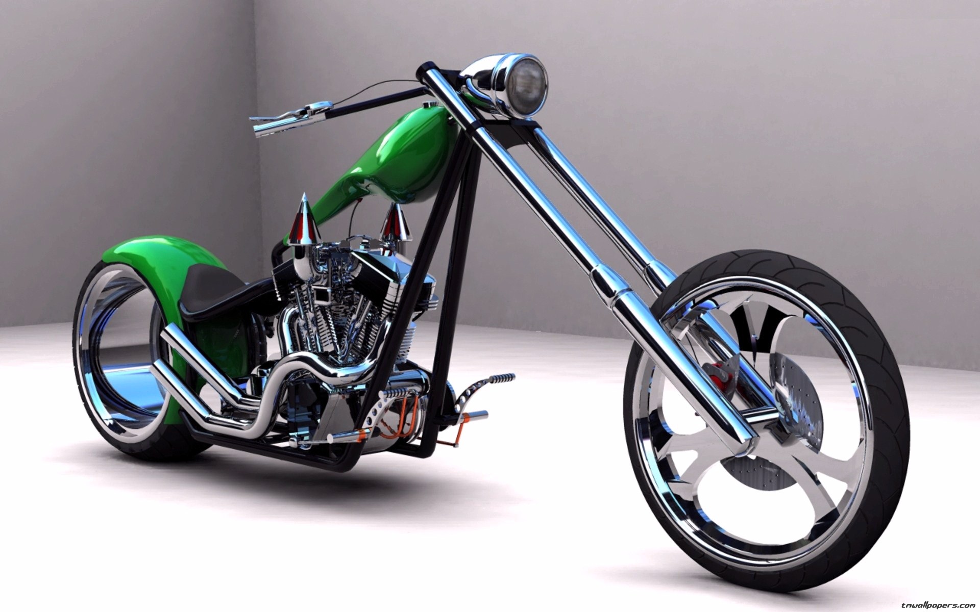 Wallpaper Wide E HD Harley Davidson Chopper