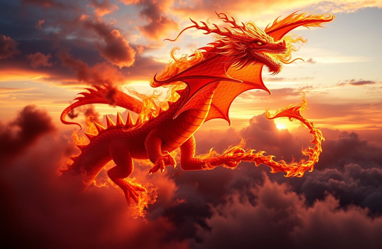 Fire Dragon Wallpaper