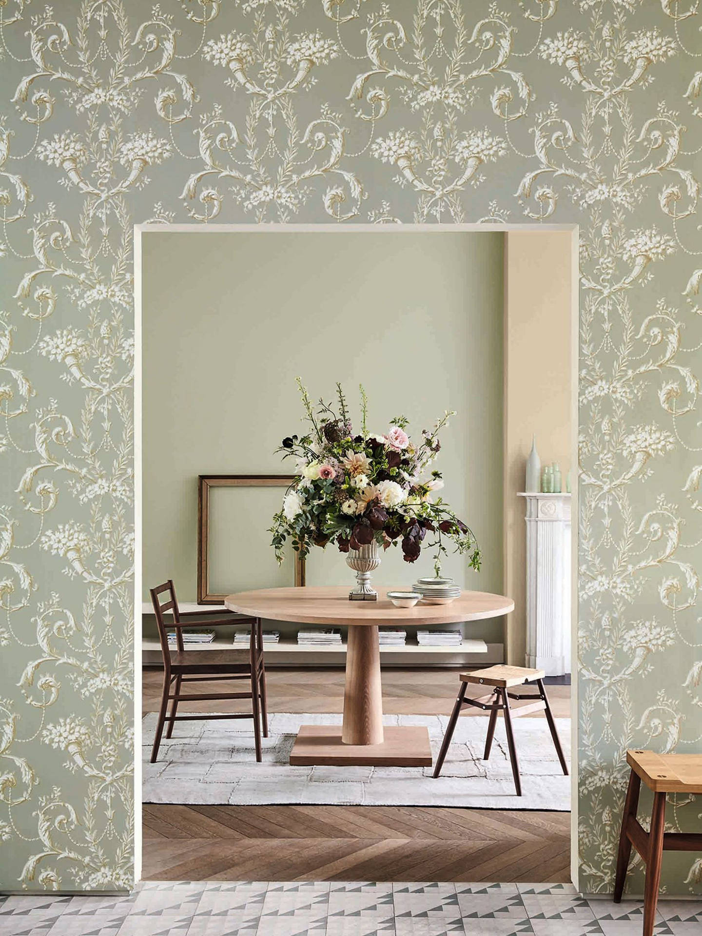 Sage Green Wallpaper