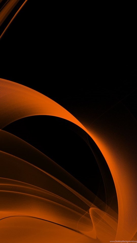 Black And Orange Color Wallpaper In HD For Desktop Background