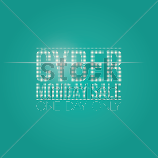 Cyber Monday Sale Wallpaper Vector Clipart Stockunlimited