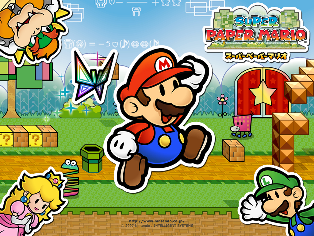 Super Paper Mario Wallpaper Multimedia Boo Mansion