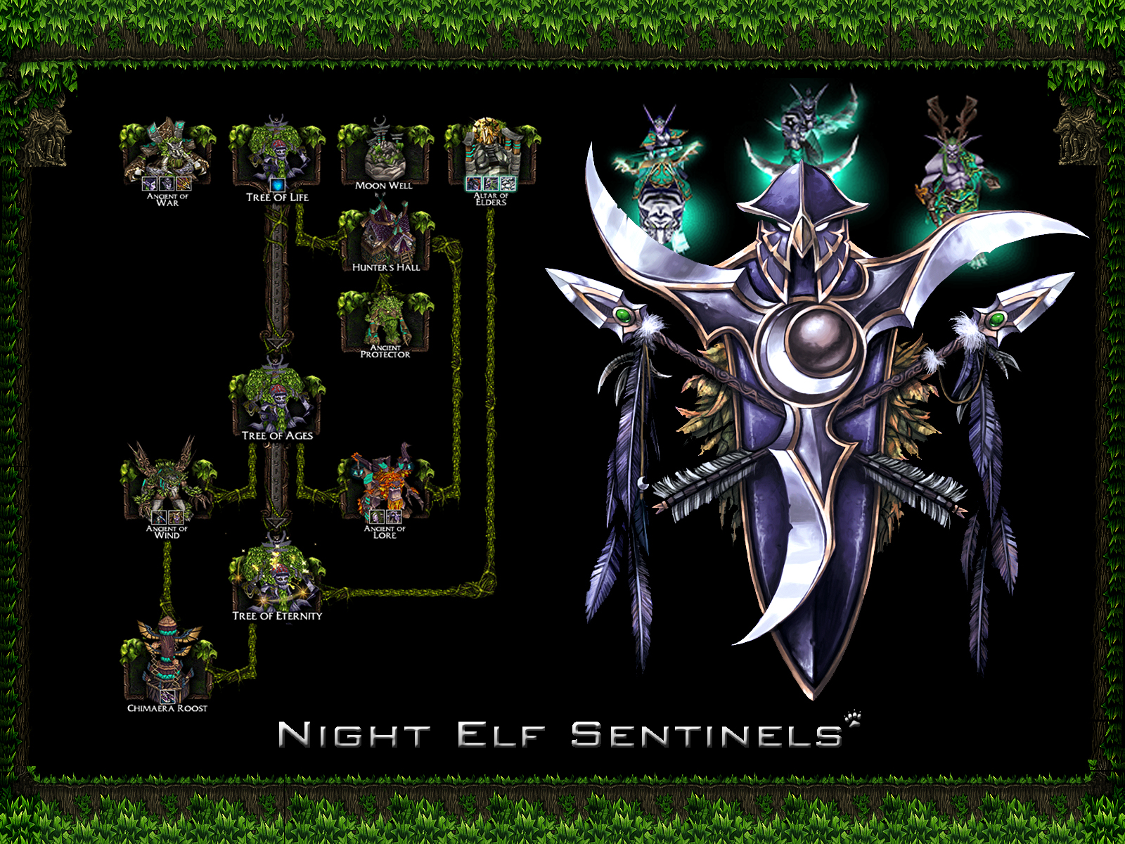 Wc3 Night Elf Sentinels By Boze Customization Wallpaper Science