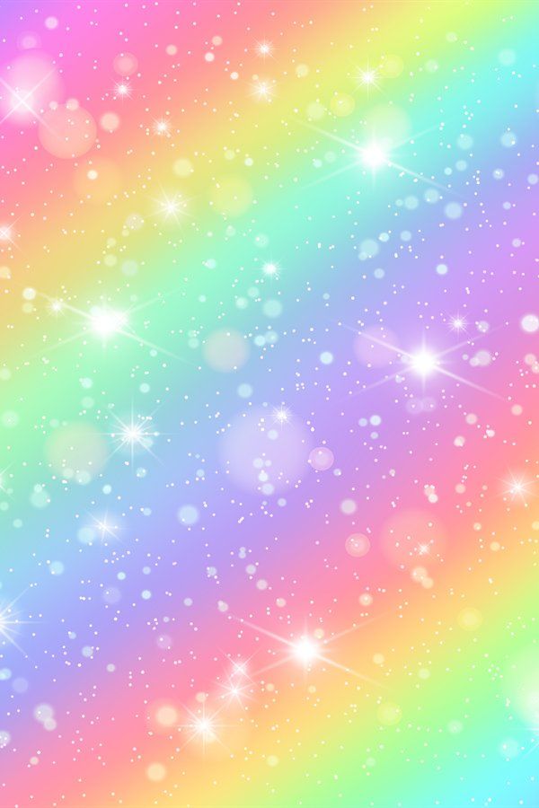 Glitters Rainbow Sky Shiny Rainbows Pastel Color Magic Fair