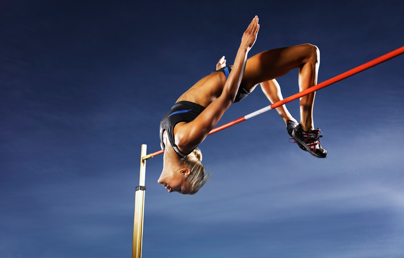 Wallpaper Women Athletes High Jump Image For Desktop Section