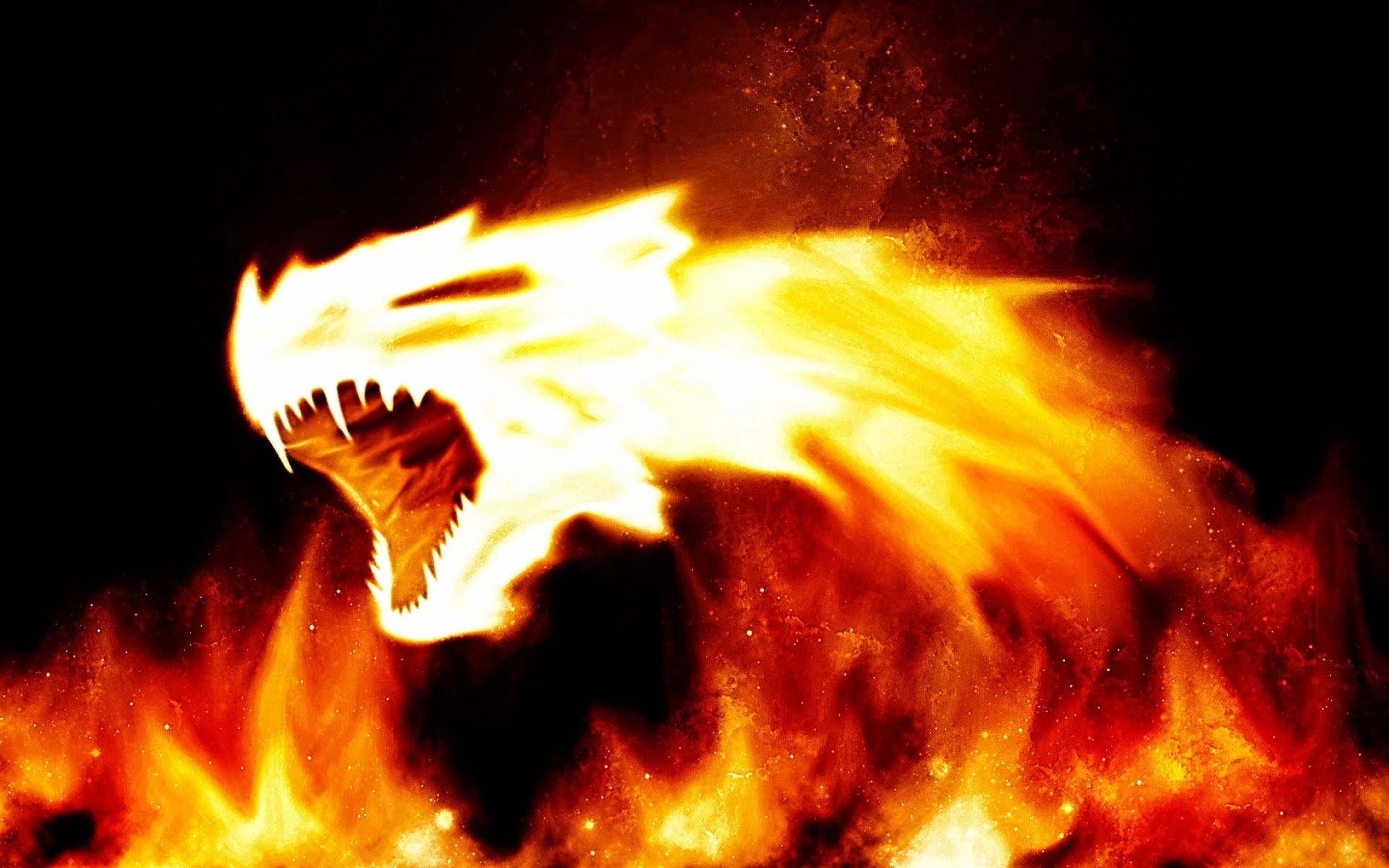 Cool Flame Background Wallpaper