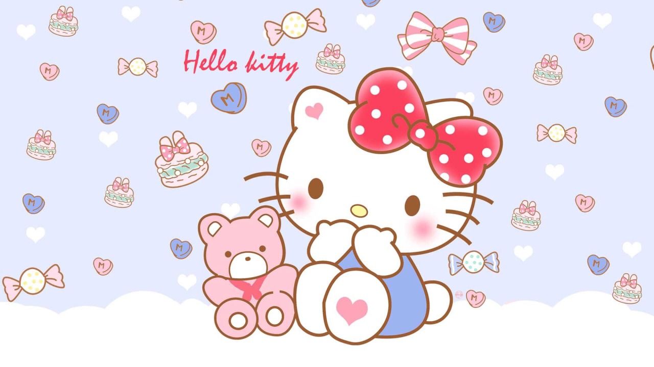Ciao Salut Hello kitty backgrounds Hello kitty wallpaper