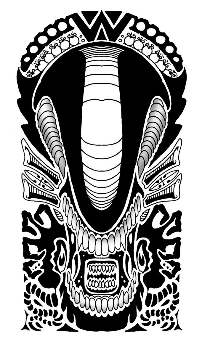 Alien Polynesian Tribal Dsgn By Yayzus