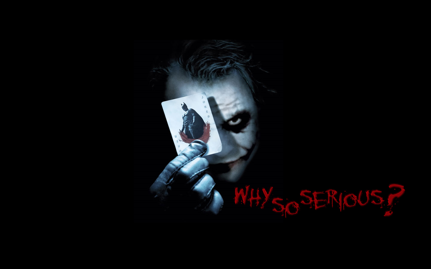 The Dark Knight Files Why So Serious Wallpaper Series