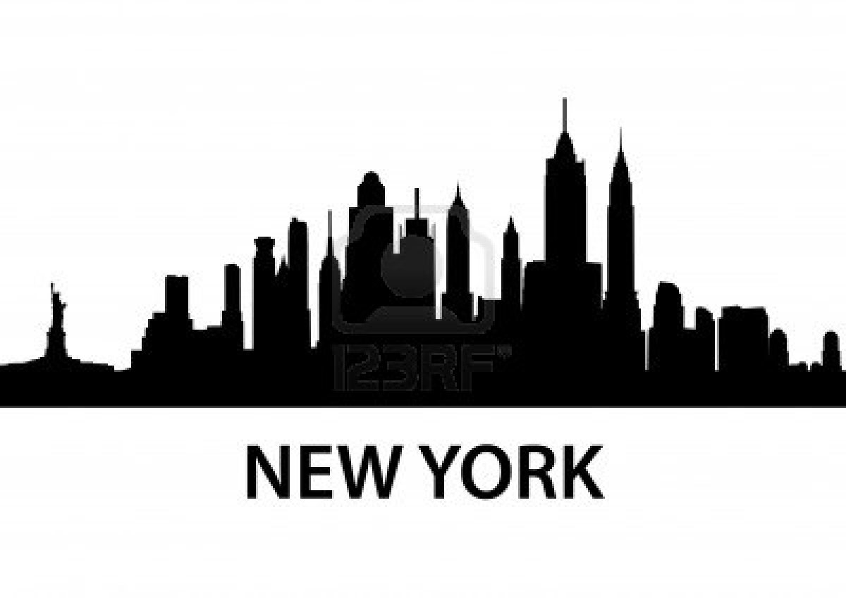 X Kb Jpeg New York Skyline Silhouette