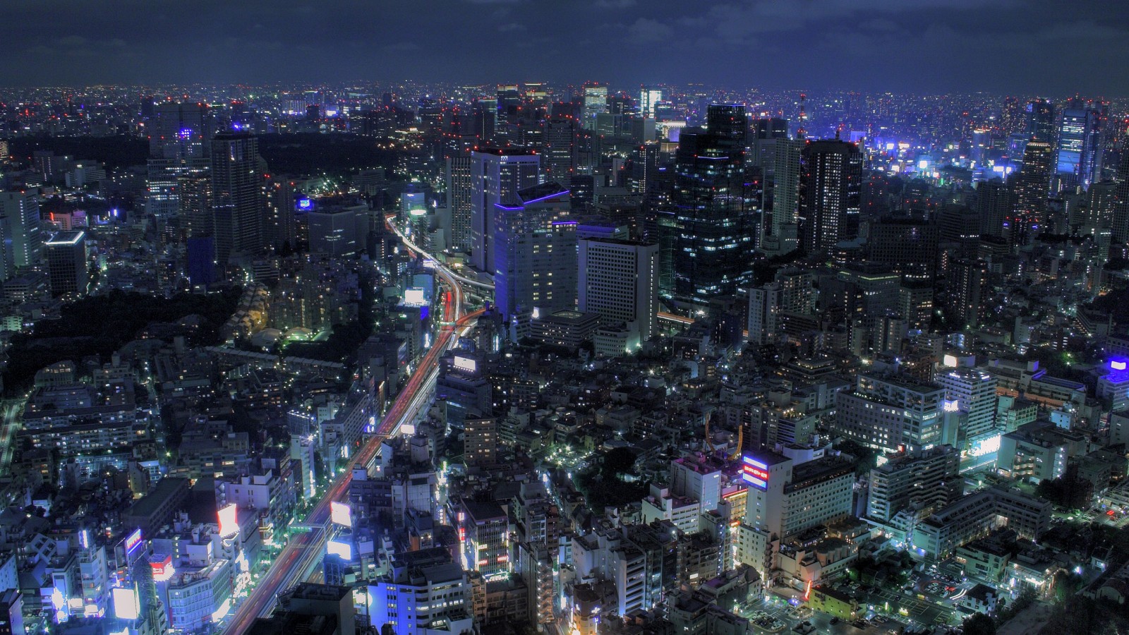 Night In Tokyo Wallpaper HD