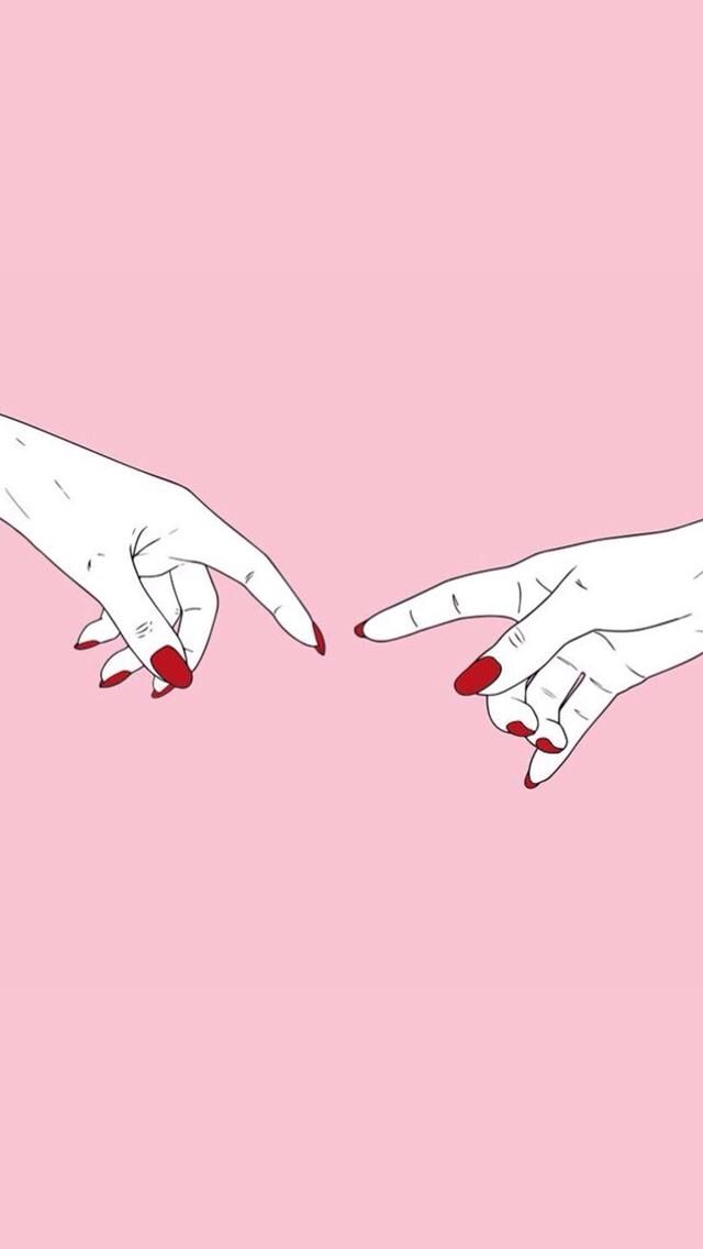 Image Result For Red Nails Pink Background M A S E