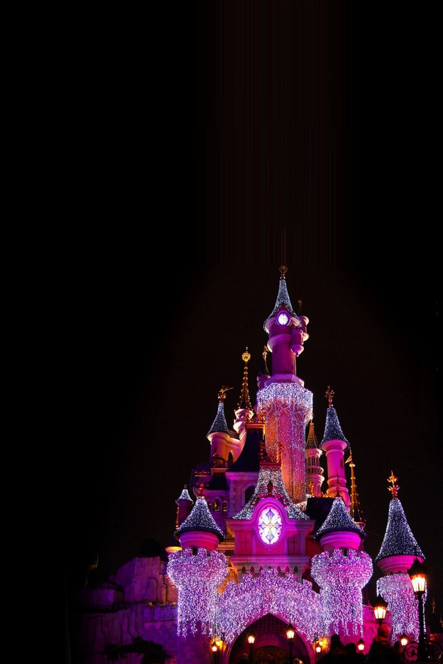 Disney Castle Christmas Wallpaper iPhone Car