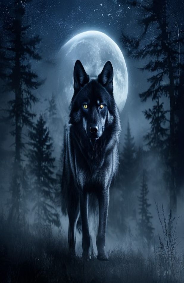 Black Wolf Wallpaper
