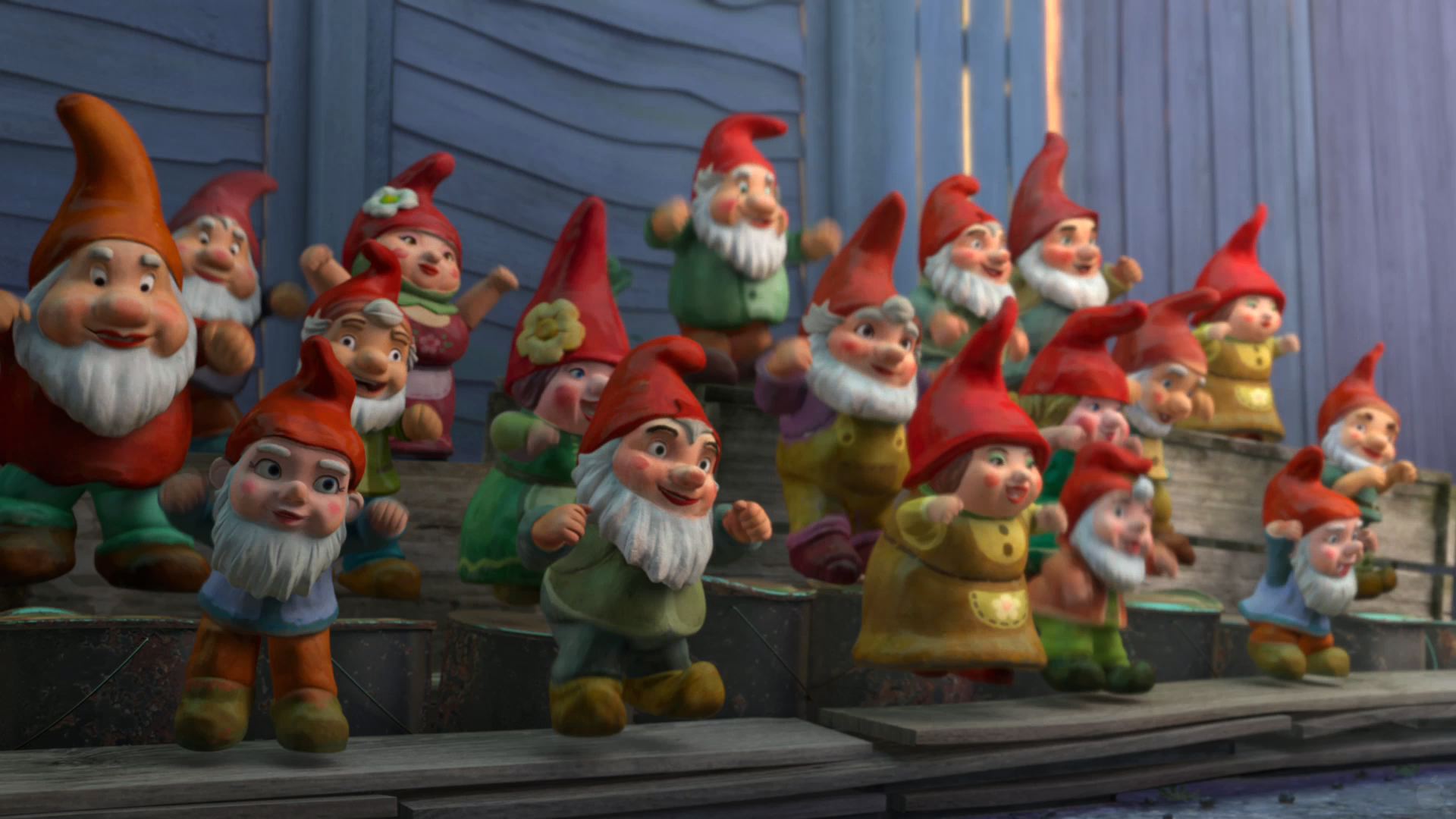 Red Garden Gnomes From Gnomeo And Juliet Desktop Wallpaper
