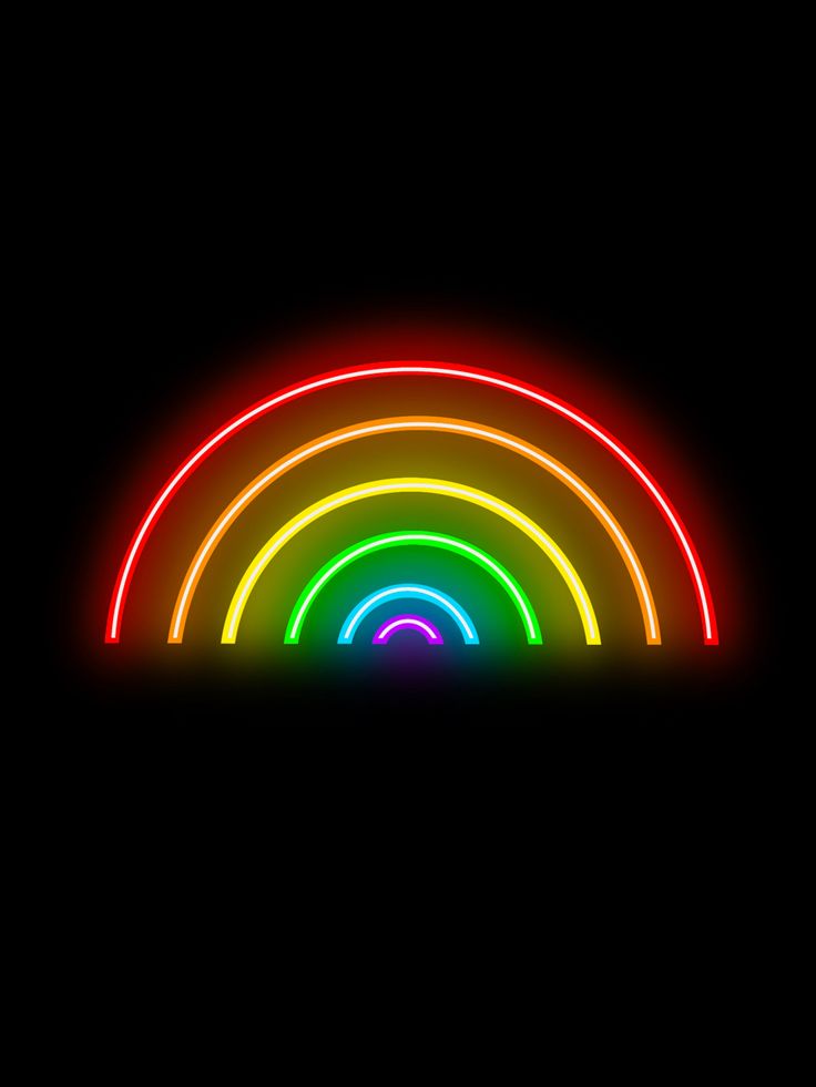 Neon Rainbow Wallpaper