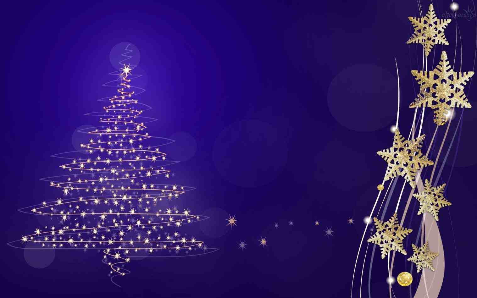 Purple And Gold Christmas Background temasisteminet