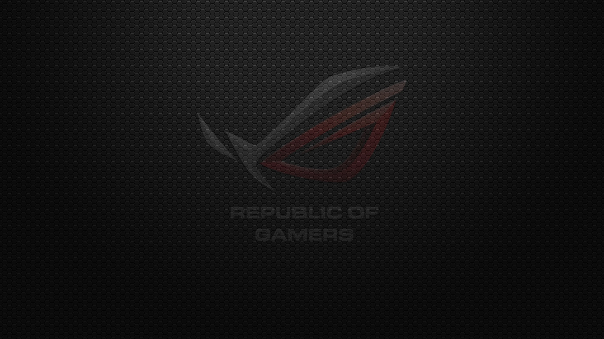 asus rog republic of gamers logo hd 1920x1080 1080p wallpaper and