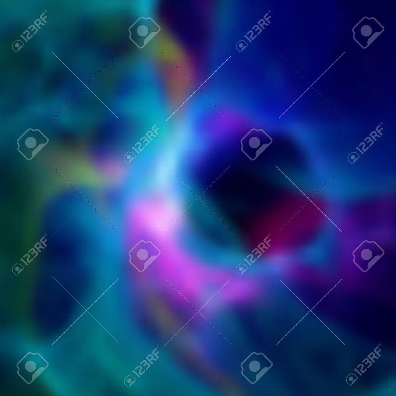 Abstract Blurry Wallpaper With Many Blue Colors Royalty