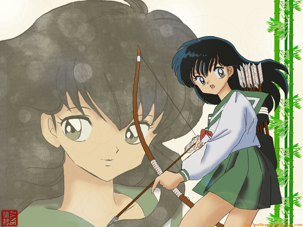 Inuyasha Kagome Higurashi Anime Wallpaper