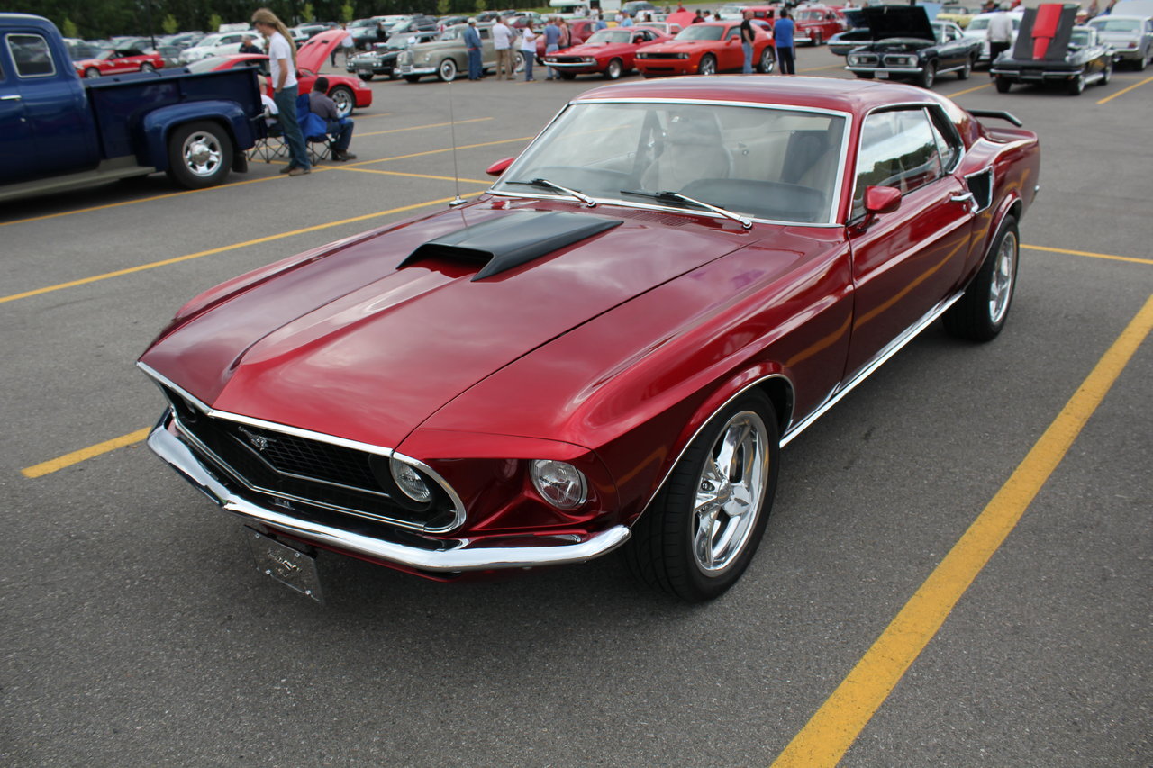 Candy Apple Red Mustang By Kyleandtheclassics