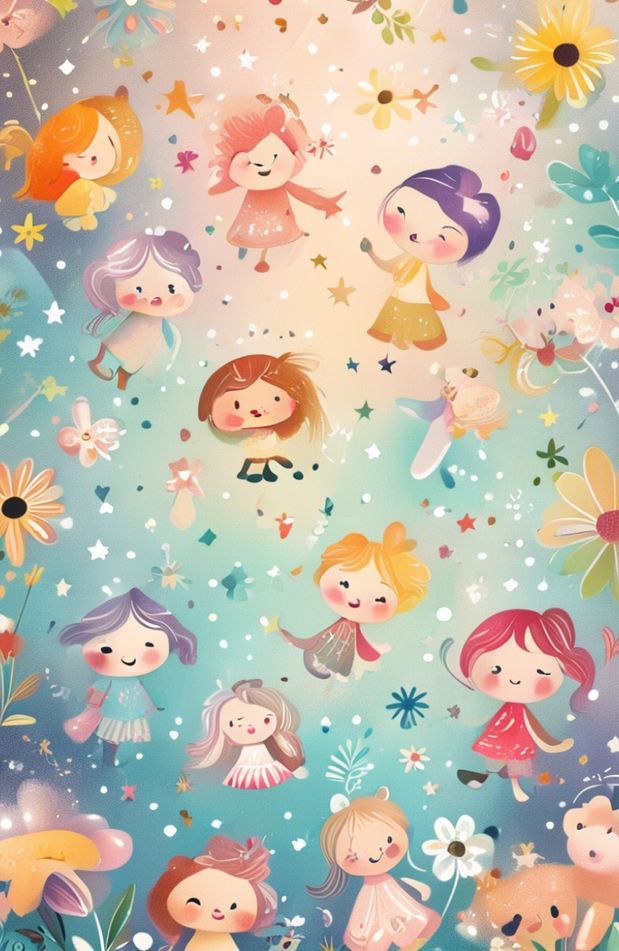 Cute Dolls Wallpaper