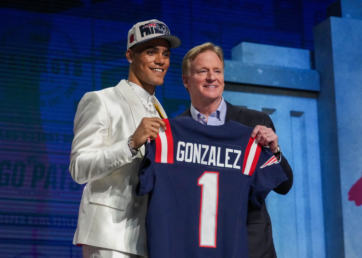 How Christian Gonzalez Fits The New England Patriots Wallpaper