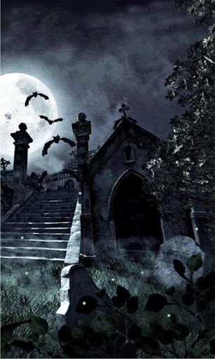 Bigger Gothic Cemetery Live Wallpaper For Android Screenshot