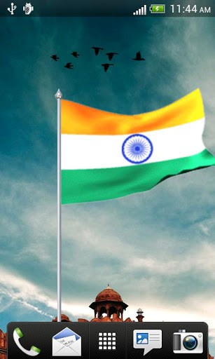 Free download View bigger Indian Flag Live wallpaper for Android screenshot  [307x512] for your Desktop, Mobile & Tablet | Explore 50+ Indian National  Flag Wallpaper 3D | Indian Wallpaper, Indian Flag Mobile