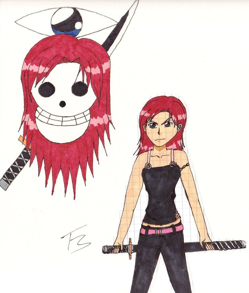 One Piece Jolly Roger By Tenshiikuroi