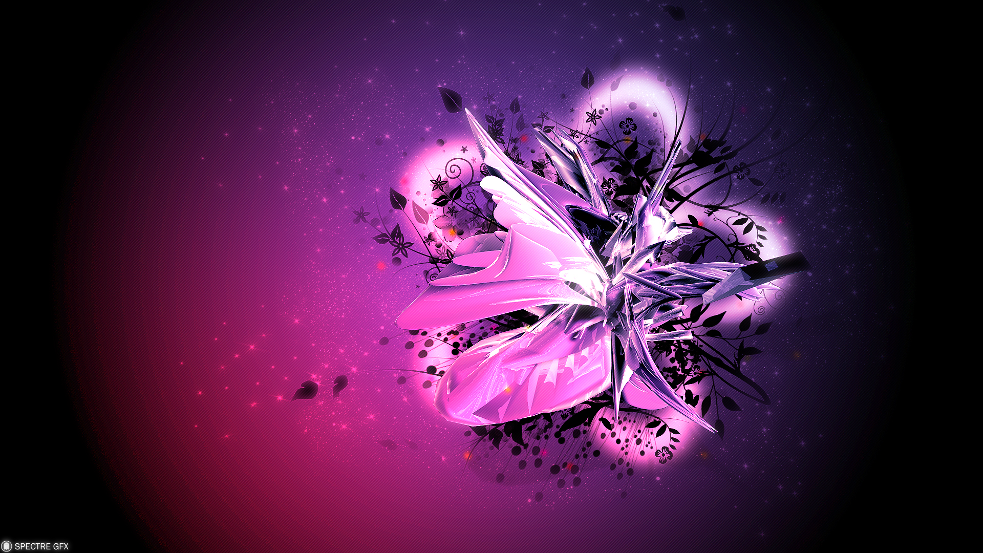 Abstract Floral C4d Wallpaper