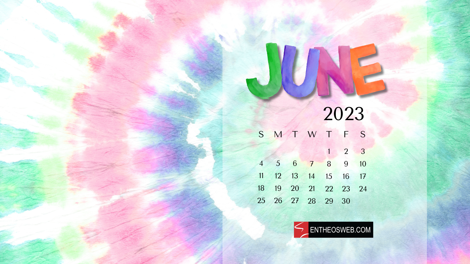 June Calendar Desktop Wallpaper Background Entheosweb