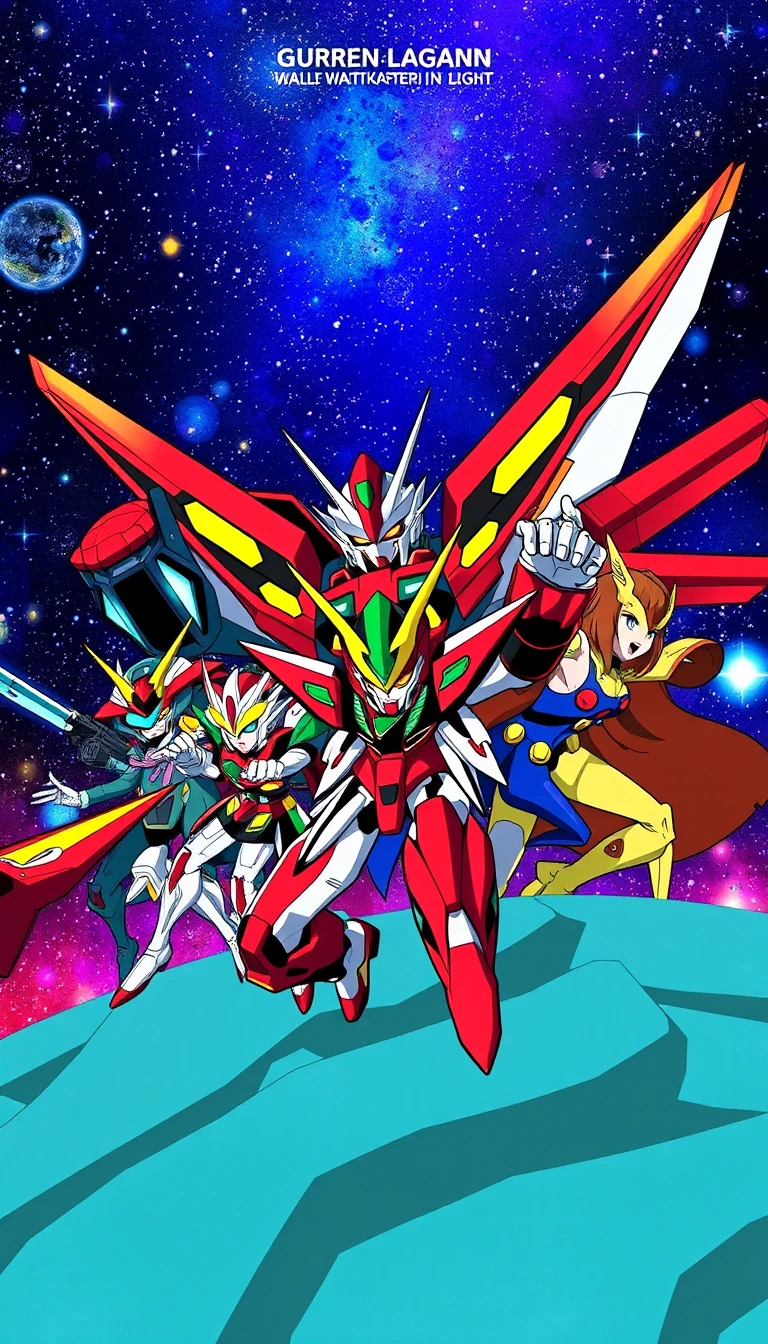 Gurren Lagann Phone Wallpaper