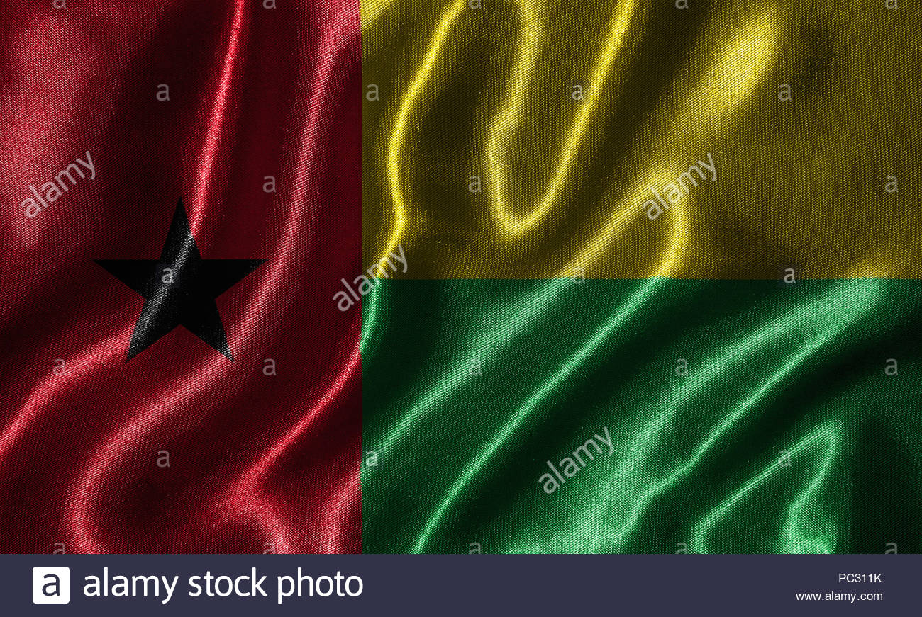 Guinea Bissau Flag Fabric Of Country