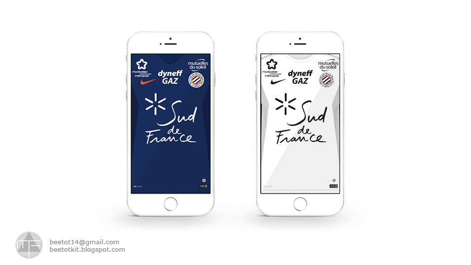 Beetot Kit Montpellier Hsc iPhone Wallpaper
